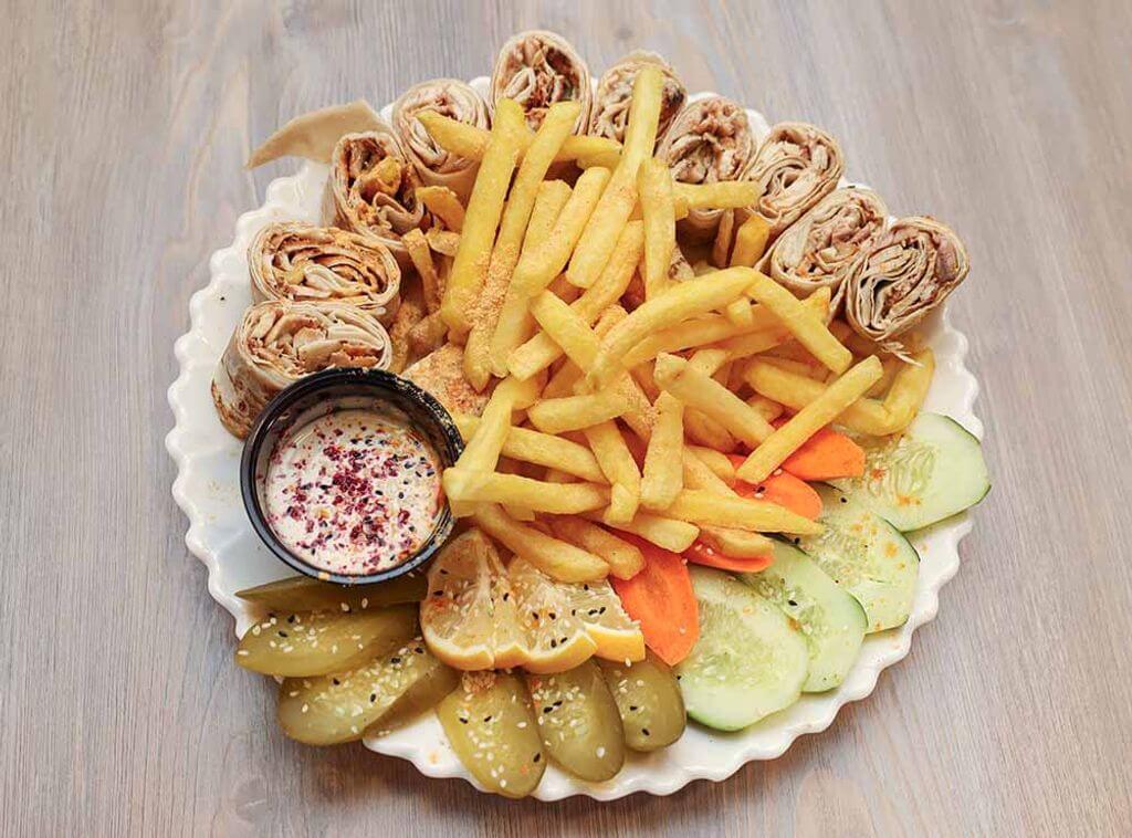 Arabic Chicken Shawarma Meal