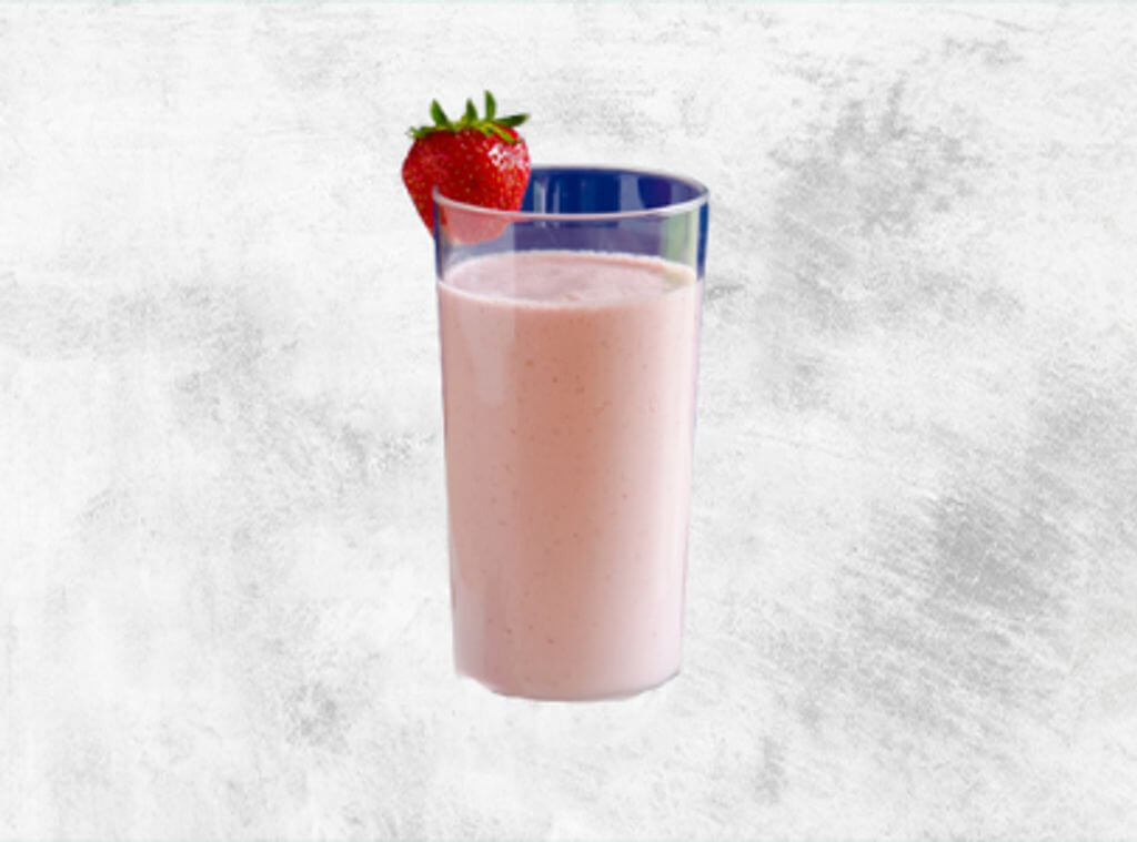 Strawberry & Milk Cocktail