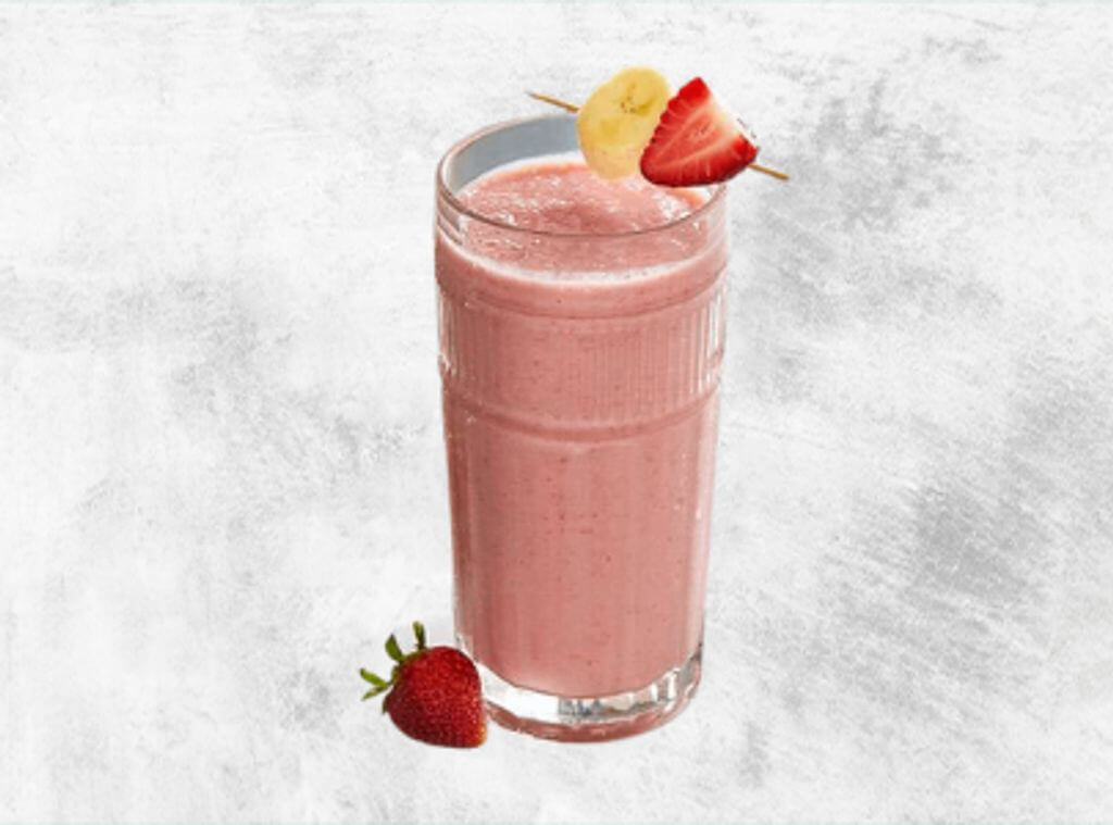 Banana & Strawberry Cocktail