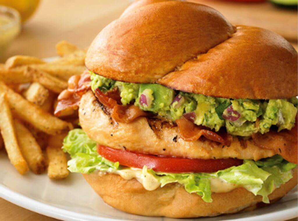 Chicken Burger Platter