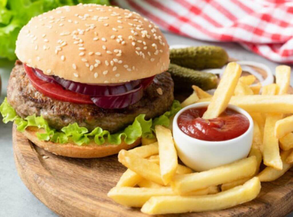 Beef Burger Platter