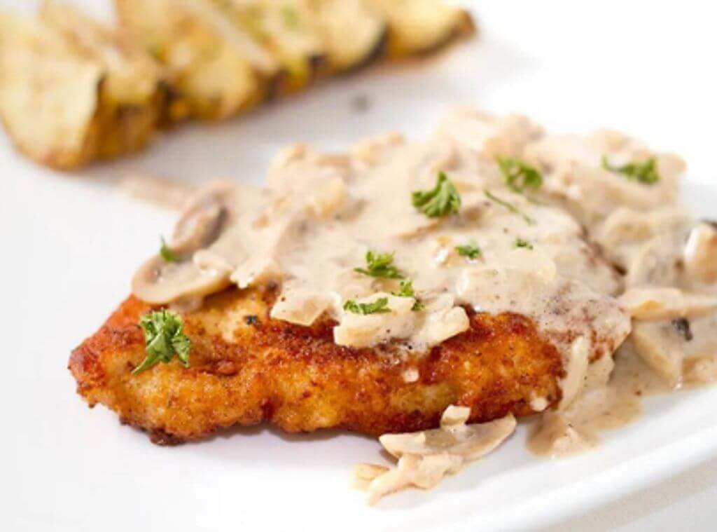 Chicken With Mushroom Platter