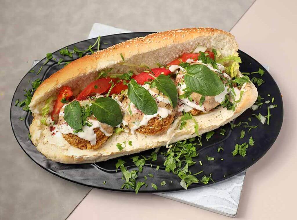 Mixed Falafel Sandwich