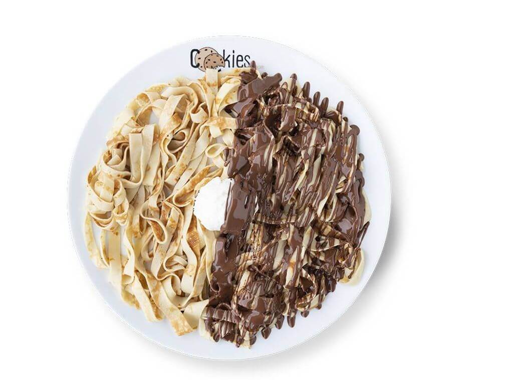Brown Fettuccine Crepe
