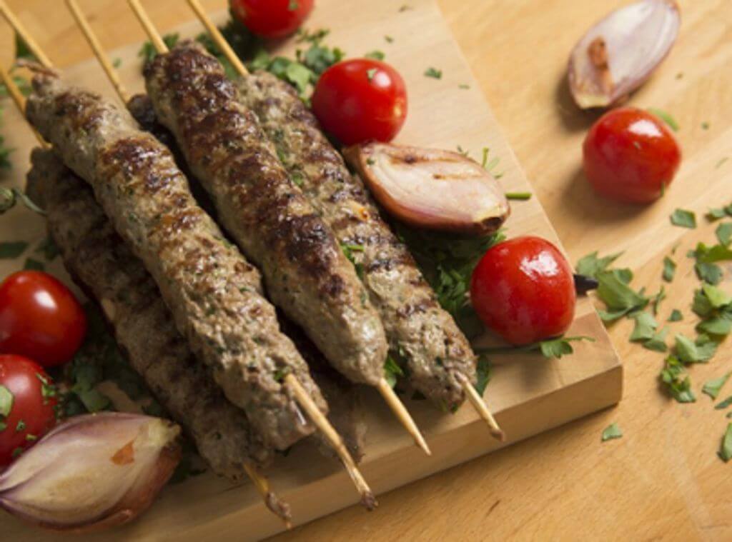 Pistachio Beef Kabab Platter