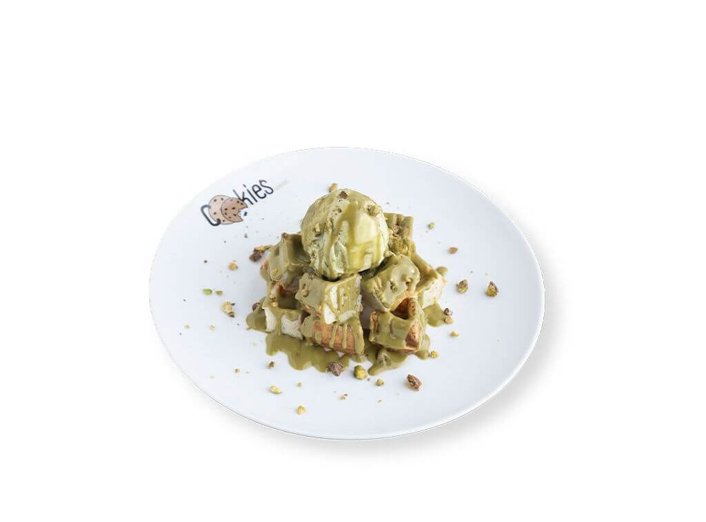 Pistachio Waffle