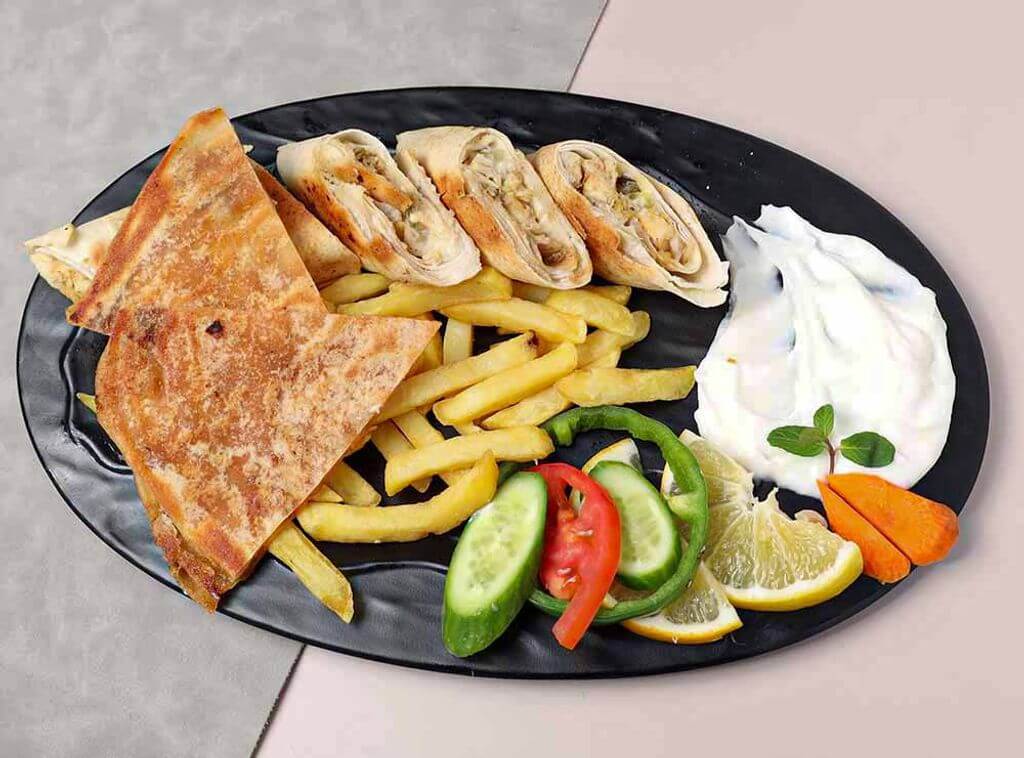 Arabic Chicken Shawarma Meal