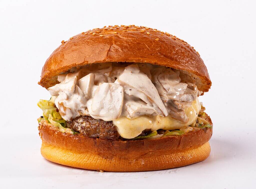 Swiss Mushroom Burger