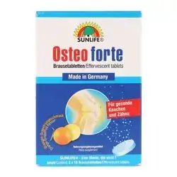 SUNLIFE Osteo forte Effervescent tablets 20 Effervescent tablets