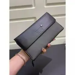 MONTBLANC WALLET BLACK AND GREY