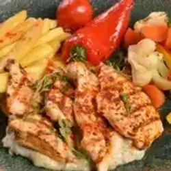 Fried Chicken with Rice