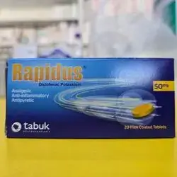 Rapidus Diclofenac Potassium 50mg Tablet