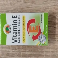 Vitamin E forte 400 IU // Sunlife فيتامين E