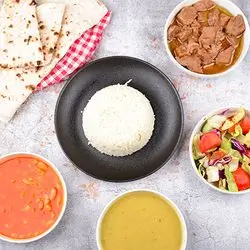 Meat Qaliya, Basmati Rice