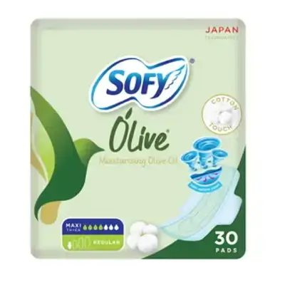 sofy olive 30 pads maxi thick