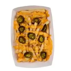 French Fries With Jalapeno And Cheese