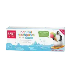 Natural Toothpaste For Kids 2-6 Years Fruit Ice-Cream 50ml _ SPLAT