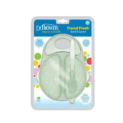 DrBrowns designed to nourish Travel Fresh Bowl & spoon 4m+