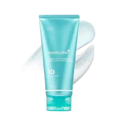 Azelaic Acid Niacinamide Deep Clean Foam Cleanser 120g _ medicube