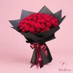Bouquet Flowers- Red