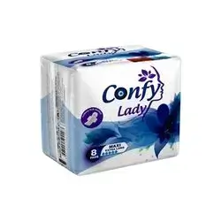 Confy Lady Pads Maxi Extra Long 8 Pads