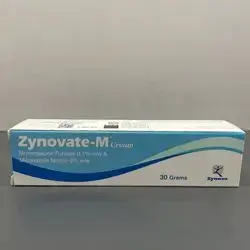 zynovate-m cream mometasone 0.1% + miconazole 2% 30gm
