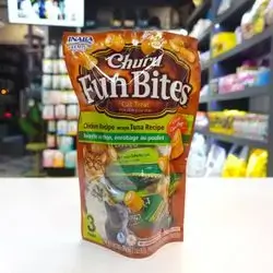 Churu Fun Bites With ( Chicken Recipe Wraps Tuna Recipe ) 3 Packs