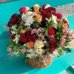 Mixed Flower Basket