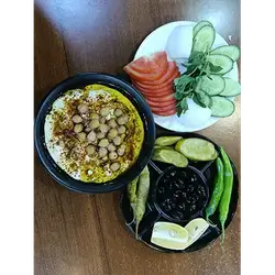 Foul with Tahini Plate