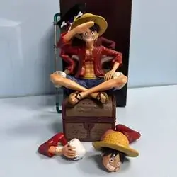 ONE PIECE LUFFY WITH ICE CREAM SIT DOWN 20CM