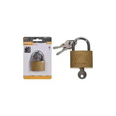 Padlock Metal 50Mm With 3 Keys