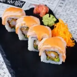 Grilled Salmon Roll - 4 Pcs