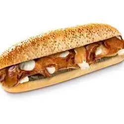 Chicken Shawarma In A French Bun