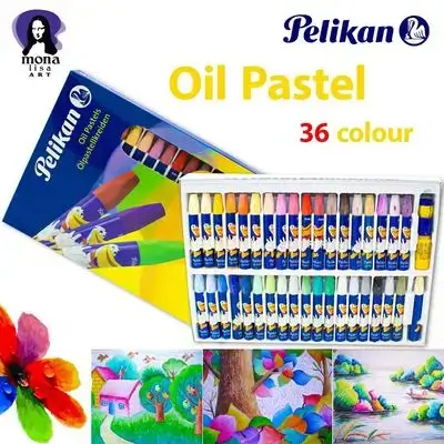 Oil Pastel-Pelikan