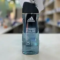 Adidas Dynamic Pulse Shower Gel 3in1 Body, Hair, Face Fresh & Woody With Peppermint