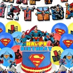 birthday party Set Superman