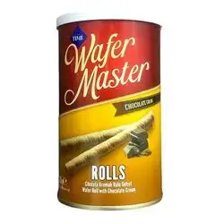Wafer Master Chocolate Rolls 120 g