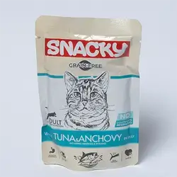 Snacky ( Adult ) Tuna And Anchovy In Jelly