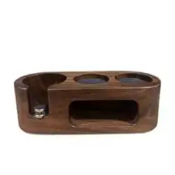 Wooden Espresso Tamping Station