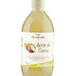De Nigris Organic COCONUT Vinegar Raw & Unfiltered 16,9 Oz (500ml) | Balsamic Vinegar Coconut With Mother For The Balance Of Metabolism | Organic Pomegranate Balsamic