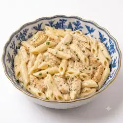 Creamy chicken penne