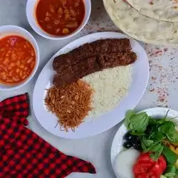 2 Shish Kebab On Rice