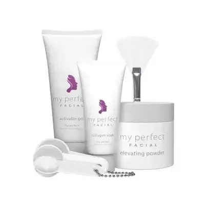 My Perfect Facial, Penny Lane, 5 Treatment Kit, Instant Results, Clinically Proven, Anti-Ageing 3-Stage Facial Contouring and Skin Tightening System.