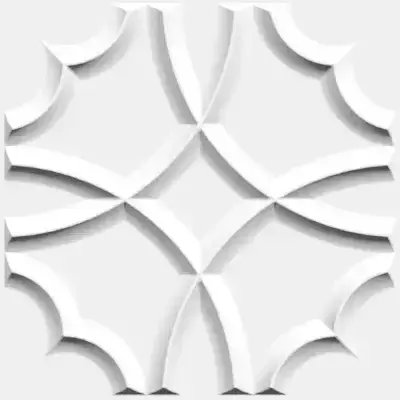 3D Wall Panels Matt White D149