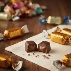 Jellata Cocoa Coated Toffee - Gold Wrapper - Half Kilo