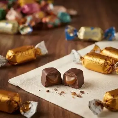 Jellata Cocoa Coated Toffee - Gold Wrapper - Half Kilo