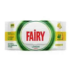 Fairy Multi Purpos Surface Cleaner Towel Lemon 100 Pcs