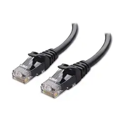 Cat6 Ethernet /LAN Cable , Long Cat 6 UTP Internet Cable, Black Network, , PoE, Standard RJ45 15M