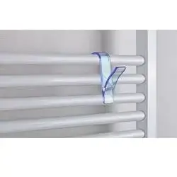 Towel Hanger 4-Pieces Black Blue