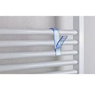Towel Hanger 4-Pieces Black Blue